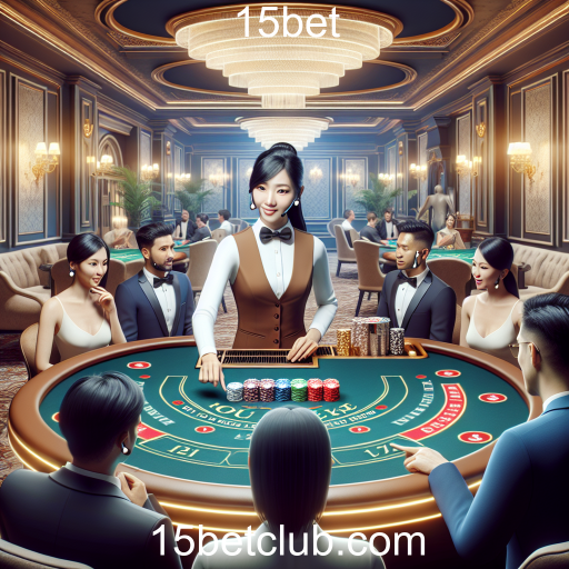 Experiência Imersiva no Cassino Ao Vivo da 15bet